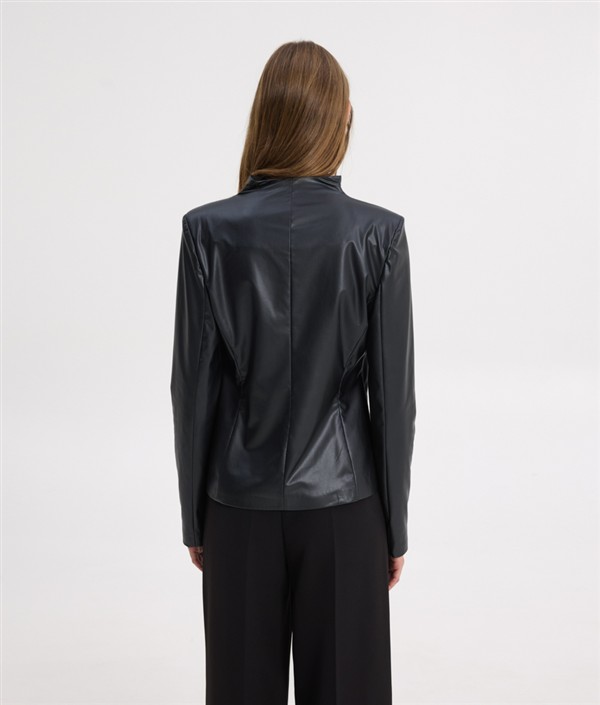 SSG GIGI LEATHER JACKET BLACK